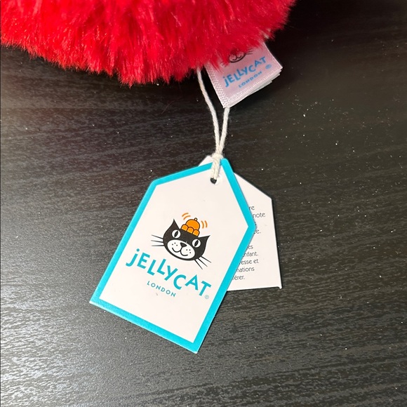Rare/retired Jellycat Red Plush Toy with Horns - Picture 5 of 6